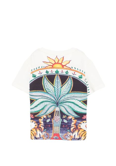 T-shirt con stampa JUST CAVALLI KIDS | JBP26077TSHZCINDIA DIG